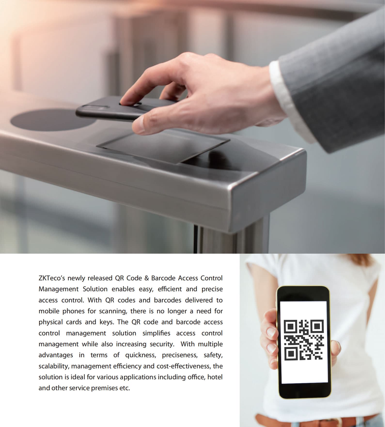 کیو آر کد در کنترل تردد آلتین سیستم برساد